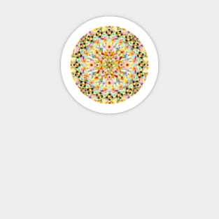 Pink Carousel Mandalas Sticker